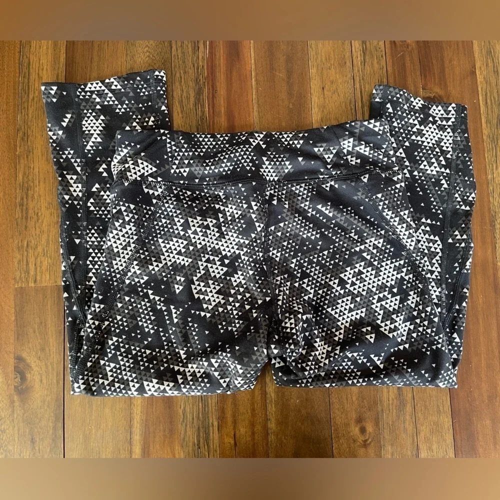 The North Face black and white leggings